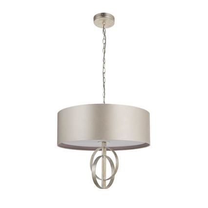 Endon 95216 - Lampadario a catena 3xE27/10W/230V diam. 60 cm grigio