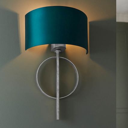 Endon 95222 - Lampada da parete 1xE27/10W/230V blu/grigio