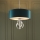 Endon 95224 - Lampadario a catena 3xE27/10W/230V Ø 60 cm blu/grigio