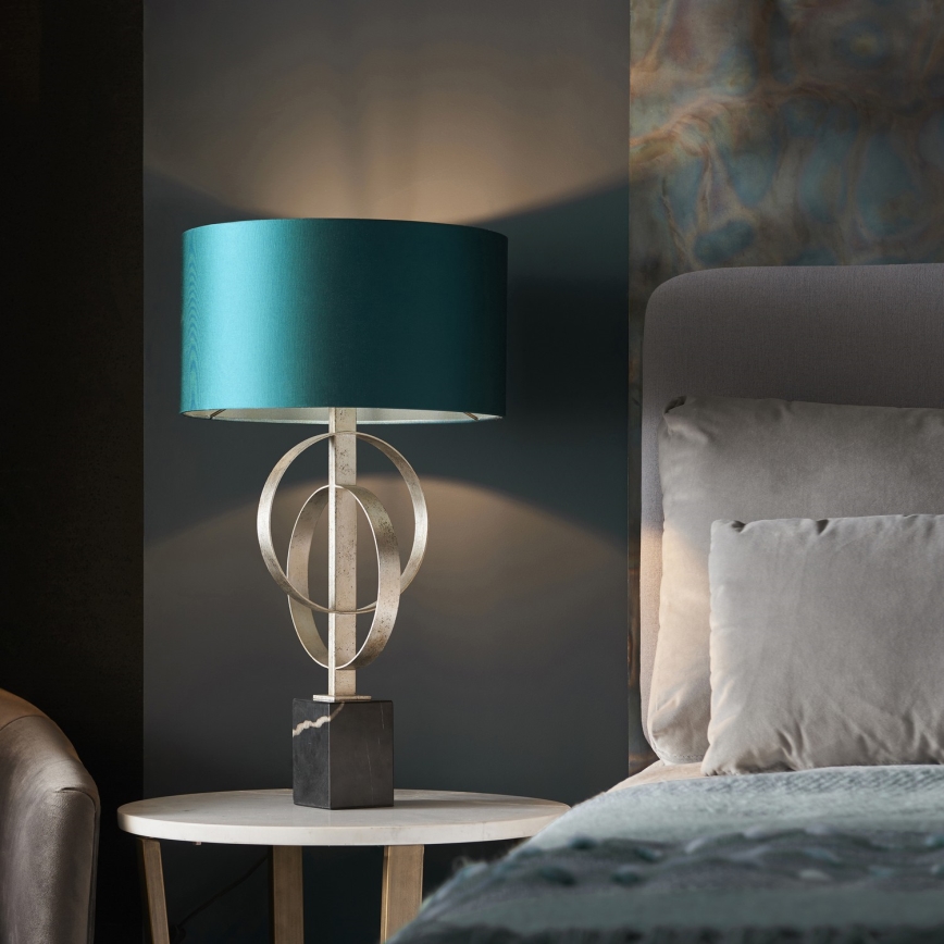 Endon 95225 - Lampada da tavolo 1xE27/10W/230V blu/grigio/nero