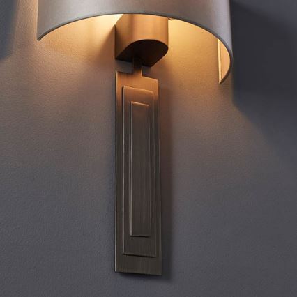 Endon 95271 - Wandleuchte CARLTON 1xE27/10W/230V bronzen
