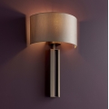 Endon 95449 - Applique da parete 1xE27/10W/230V beige/cromo opaco