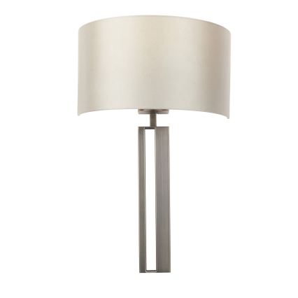 Endon 95449 - Applique murale 1xE27/10W/230V beige/chrome mat