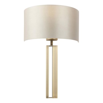 Endon 95452 - Applique murale 1xE27/10W/230V beige/doré