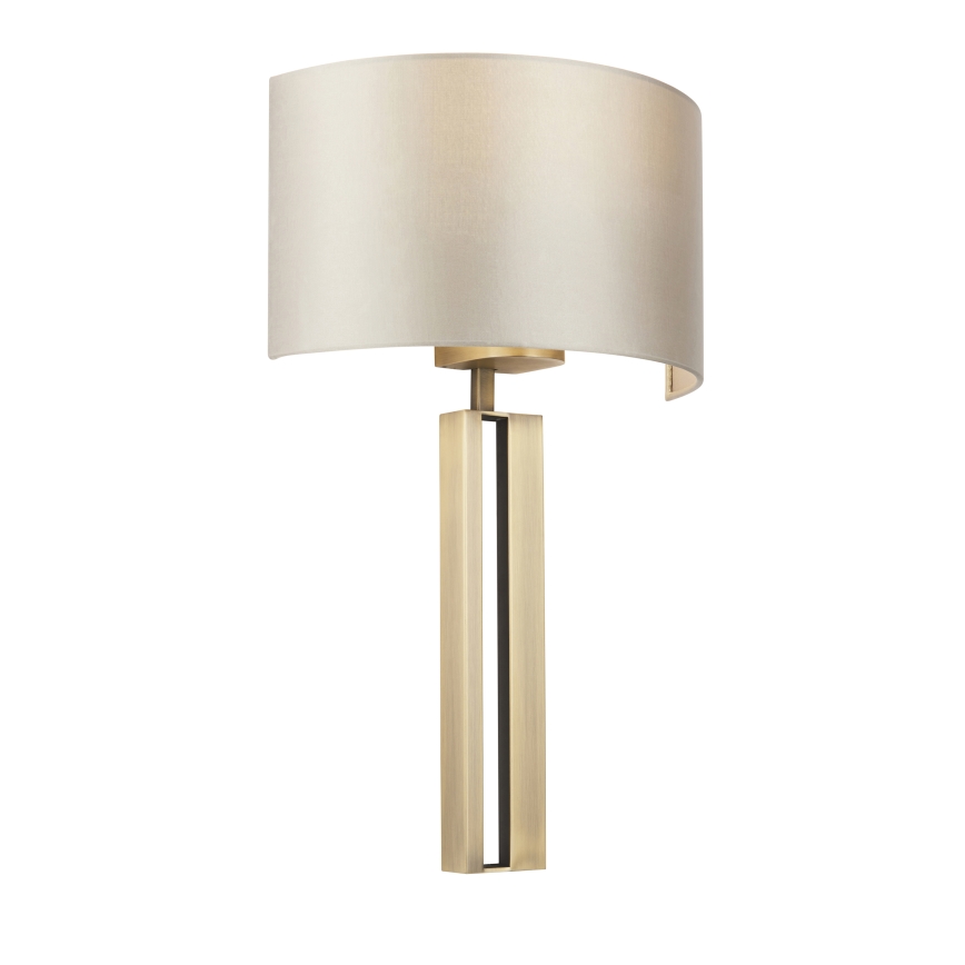 Endon 95452 - Applique murale 1xE27/10W/230V beige/doré