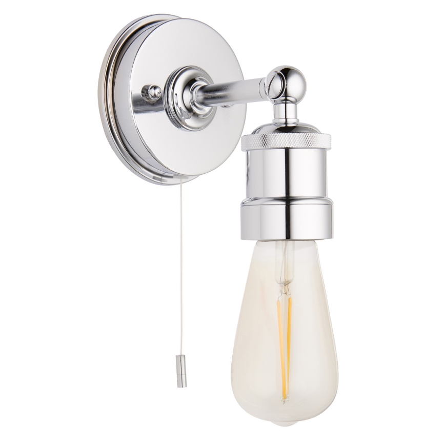 Endon 95505 - Applique murale pour salle de bains MILLER 1xE27/6W/230V IP44 chrome brillant
