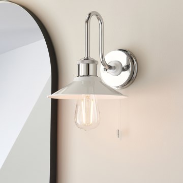Endon 95508 - Applique da parete per bagno MARIS 1xE27/6W/230V IP44 cromo lucido/bianco