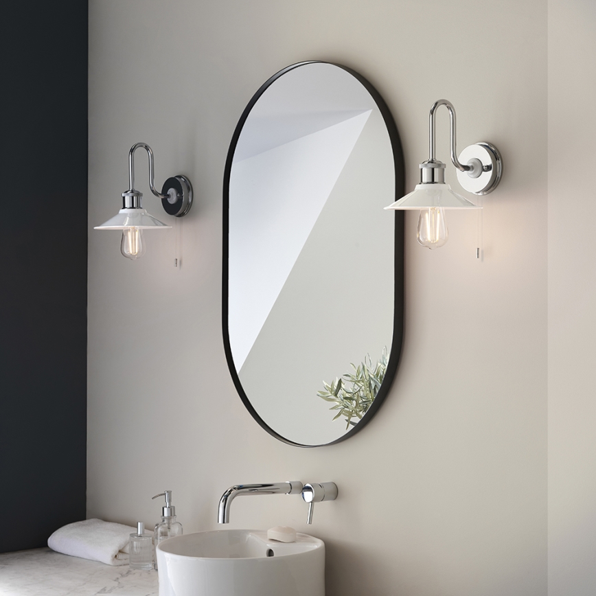 Endon 95508 - Applique murale pour salle de bains MARIS 1xE27/6W/230V IP44 chrome brillant/blanc