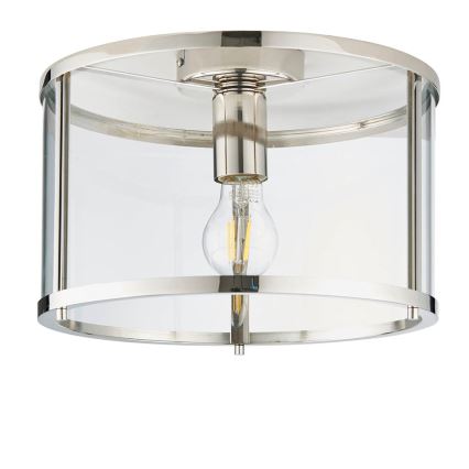 Endon 96150 - Plafonnier HOPTON 1xE27/10W/230V, finition chrome brillant
