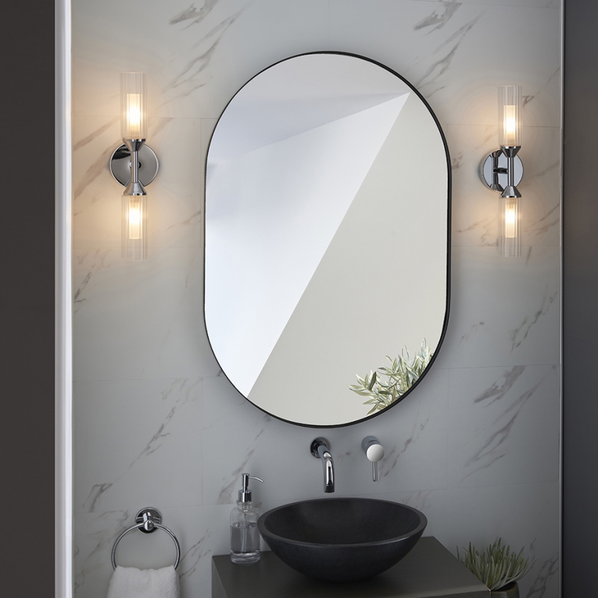 Endon 97172 - Applique da parete per bagno NATORI 2xG9/3W/230V IP44 cromo lucido