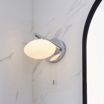 Endon 97181 - Applique da bagno MOBIAS 1xG9/3W/230V IP44 cromo lucido/bianco