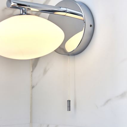 Endon 97181 - Applique da bagno MOBIAS 1xG9/3W/230V IP44 cromo lucido/bianco