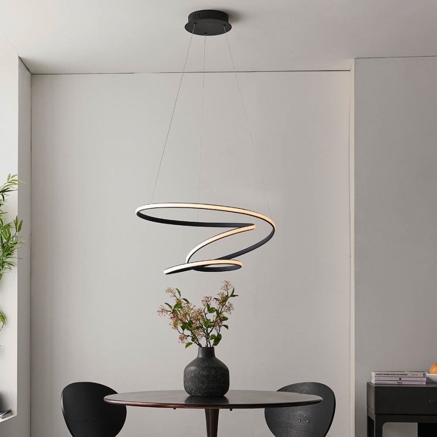 Endon 97632 - Suspension LED sur câble DUNE LED/47,5W/230V 3000K noire