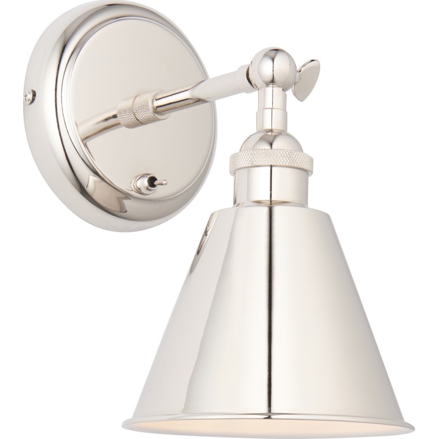 Endon 98716 - Wandspot HALLE 1xE14/40W/230V glänzender Chrom