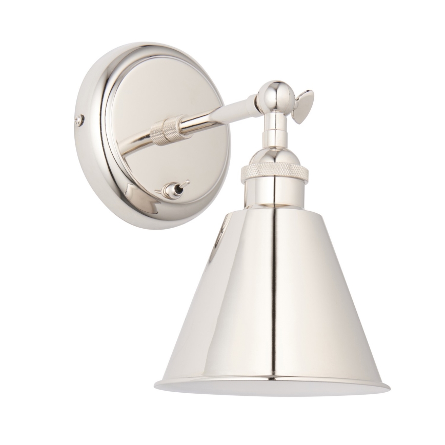Endon 98716 - Wandspot HALLE 1xE14/40W/230V glänzender Chrom