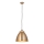 Endon 98744 - Lampadario a cavo FRANKLIN 1xE27/10W/230V ottone