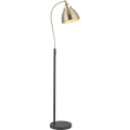 Endon 98748 - Lampada da terra FRANKLIN 1xE27/10W/230V ottone/nero