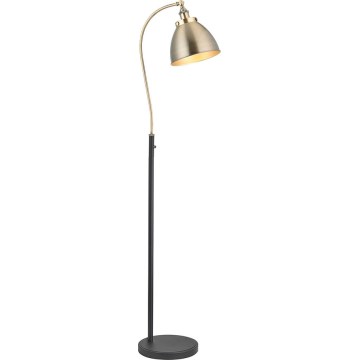 Endon 98748 - Stehleuchte FRANKLIN 1xE27/10W/230V Messing/Schwarz
