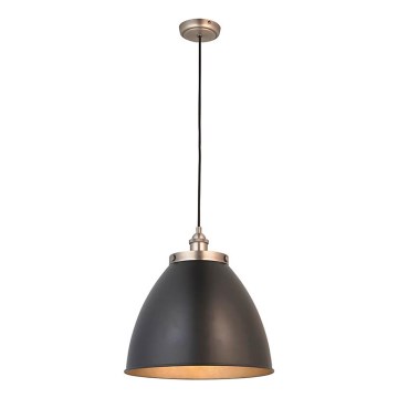 Endon 98749 - Pendelleuchte mit Kabel FRANKLIN 1xE27/10W/230V schwarz/messing