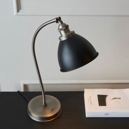 Endon 98752 - Lampe de table FRANKLIN 1xE14/7W/230V chrome mat/anthracite