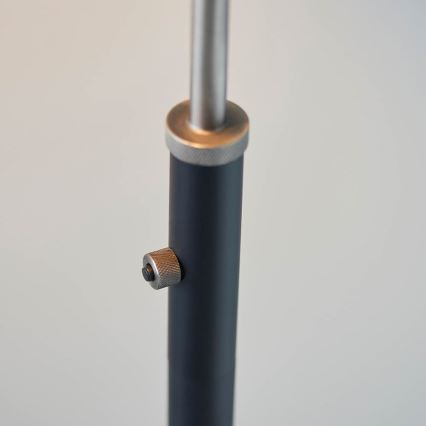 Endon 98753 - Lampadaire FRANKLIN 1 x E27/10W/230V chrome mat/anthracite