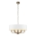 Endon 98933 - Lampadario a sospensione con catena HIGHCLERE 6xE14/40W/230V bianco/ottone