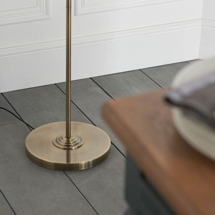 Endon 98935 - Lampadaire HIGHCLERE 3xE14/40W/230V blanc/laiton d. 47 cm