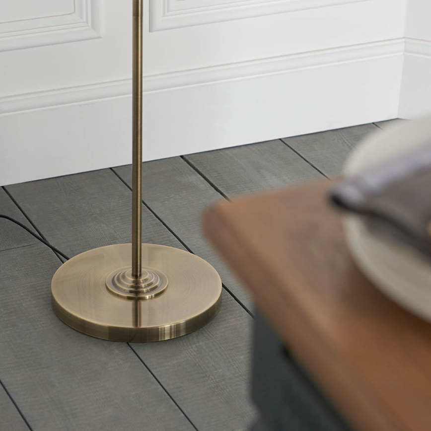Endon 98935 - Lampadaire HIGHCLERE 3xE14/40W/230V blanc/laiton d. 47 cm