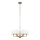 Endon 98936 - Lampadario a sospensione con catena HIGHCLERE 6xE14/28W/230V bianco/ottone