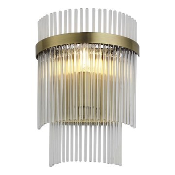 Endon 99168 - Applique MARIETTA 1xE14/6W/230V ottone/limpido