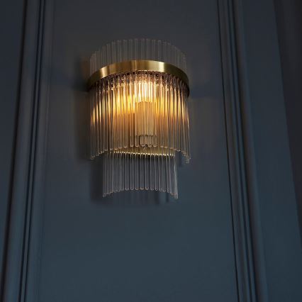 Endon 99168 - Applique MARIETTA 1xE14/6W/230V ottone/limpido
