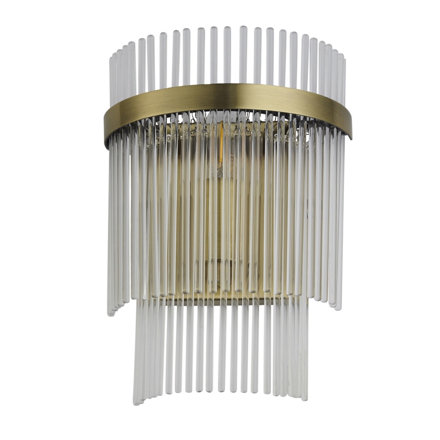 Endon 99168 - Applique MARIETTA 1xE14/6W/230V ottone/limpido
