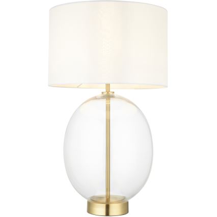 Endon 99292 - Lampada da tavolo dimmerabile KELDA 1xE27/10W/230V crema/oro