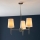 Endon 99455 - Lampadario a stelo 3xE14/6W/230V cromo lucido/bianco