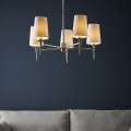 Endon 99457 - Lampadario a sospensione con catena 5xE14/6W/230V cromo lucido/bianco