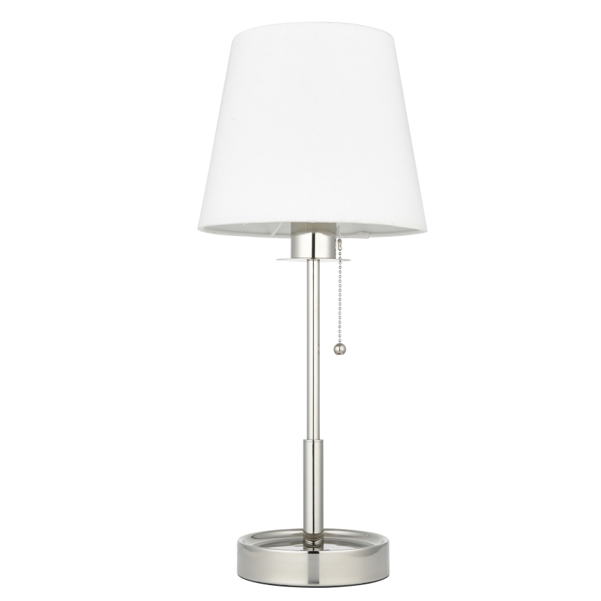 Endon 99596 - Lampada da tavolo 1xE27/10W/230V bianca/cromo lucido