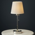 Endon 99596 - Lampe de table 1xE27/10W/230V blanche/chrome brillant