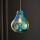 Endon 99791 - Lampadario a sospensione con filo EUROPA 1xE27/10W/230V blu