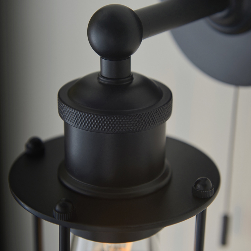 Endon 99948 - Applique da bagno CREW 1xE27/6W/230V IP44 nero