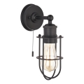 Endon 99948 - Applique murale pour salle de bains CREW 1xE27/6W/230V IP44 noire