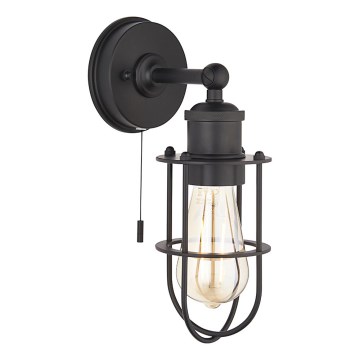 Endon 99948 - Applique murale pour salle de bains CREW 1xE27/6W/230V IP44 noire