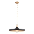 Endon 99998 - Kronleuchter mit Kette SABIAN 1xE27/10W/230V schwarz/gold
