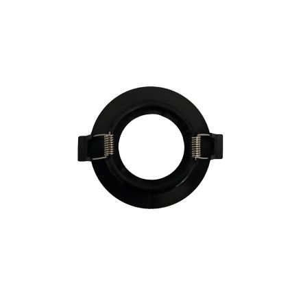 Enjoliveur pour luminaire encastré GU10 Ø 8,6 cm, noir