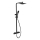 Ensemble de douche NAESBY avec mitigeur thermostatique, noir mat