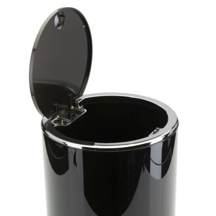 Ensemble de salle de bain CARMEN 5 pce noir/chrome brillant
