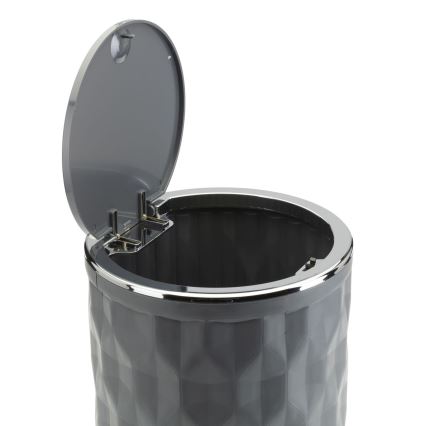 Ensemble de salle de bain REINA 5 pce anthracite/chrome brillant