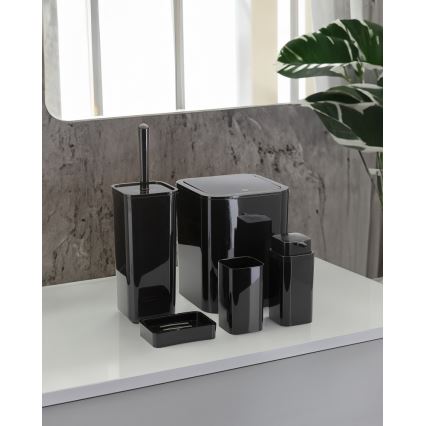 Ensemble de salle de bain SIERRA 5 pce noir