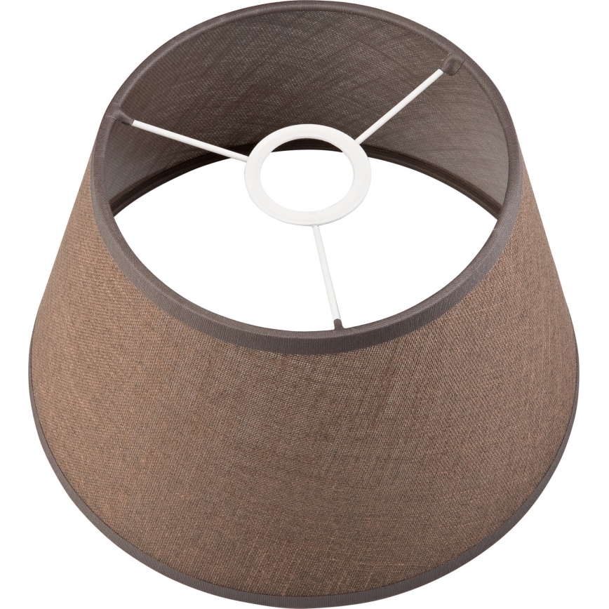 Ersatzlampenschirm für Hängeleuchte und Wandleuchte ANTONIO E14 120x200 mm braun