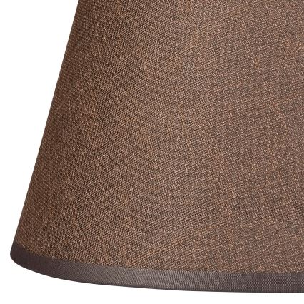 Ersatzlampenschirm für Hängeleuchte und Wandleuchte ANTONIO E14 120x200 mm braun