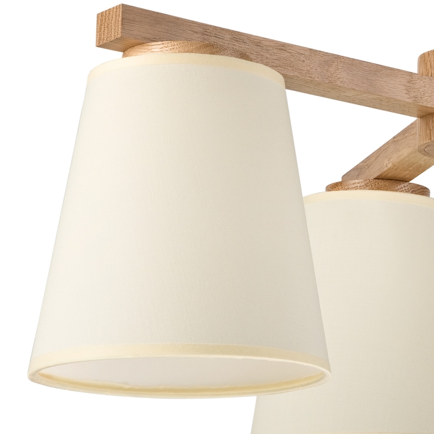 Ersatzlampenschirm für Hängeleuchte und Wandleuchte ELLIE E27 d 15 cm cremefarben